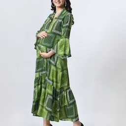 aaruvi ruchi verma Women Abstract A-line Dress image 3