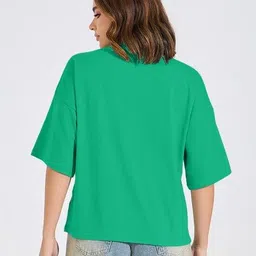 leotude Women Oversized Fit Round-Neck T-Shirt image 3
