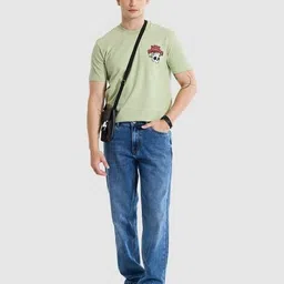 snitch Men Regular Fit Graphic T-Shirt image 3