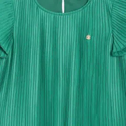 allen solly Girl Regular Fit Striped Top image 3