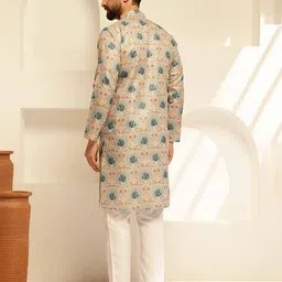 sojanya Men Embroidery Long Kurta image 3