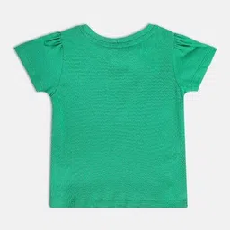 mini klub Girls Graphic Print Round-Neck Cotton Top image 3