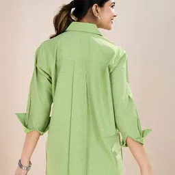 house of mira Women Relaxed Fit Shirt image 3