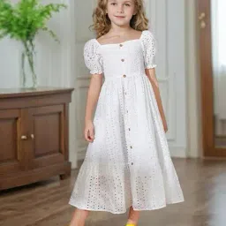 styleconnect Girls Embroidery Gown Dress image 3