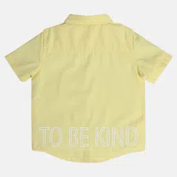 miniklub Boys Regular Fit Shirt with Patch Pocket image 3