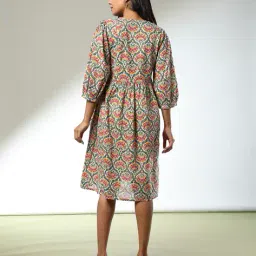 acai Women Printed A-Line Dress image 3