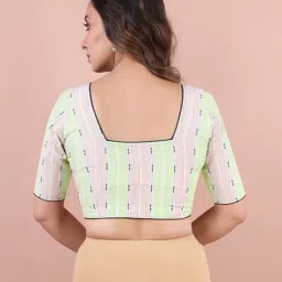 rene Women Striped Front-Open Blouse image 3