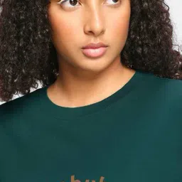 buda jeans co Women Graphic Print Oversized Fit T-Shirt image 3