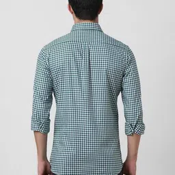 van heusen Men Checked Regular Fit Shirt image 3