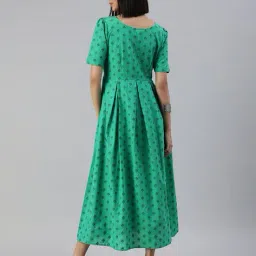 swishchick Women Floral Fit and Flare Dress image 3