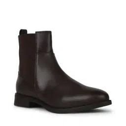 bata Women Ankle-Length Boots with Synthetic Upper image 3