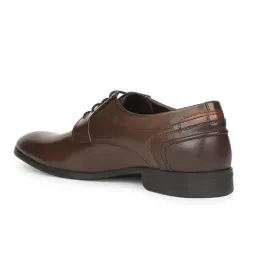 bata Men Lace Fastening Derby Shoes with Pointed Toes Shaped image 3