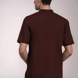 skavij Men Relaxed Fit Short Kurta image 3