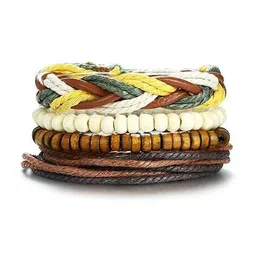 vien Set of 4 Men Beaded Bracelets image 3