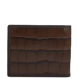 da milano Men Snake-Embossed Bi-Fold Wallet image 3