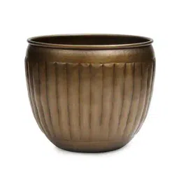 pure home and living Bronze Metal Planter  image 3