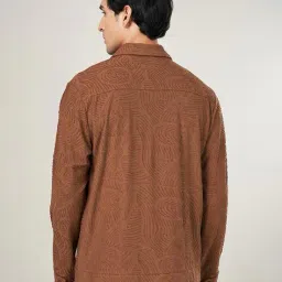 people by pantaloons Men Regular Fit Jacket with Button-Front image 3