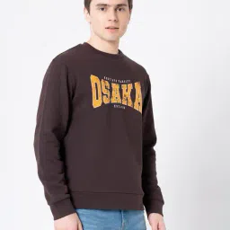 red tape Men Printed Regular Fit Crew-Neck Sweatshirt image 3