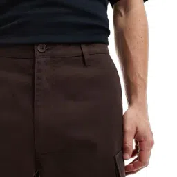 asos design Relaxed Fit Cotton Cargo Pants image 3