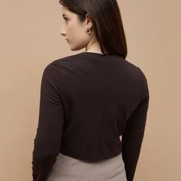 code by lifestyle Women Regular Fit Button Closure Jacket image 3