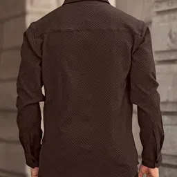 alpha tribe Men Regular Fit Button-Down Shirt image 3