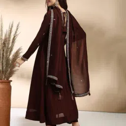 nyrika Women Embellished Anarkali Kurta Set image 3