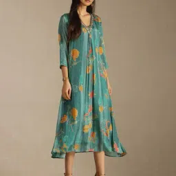soch Women Floral Print Dress image 3