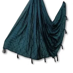 molcha by babita singh Women Embellished Dupatta with Tassels image 3