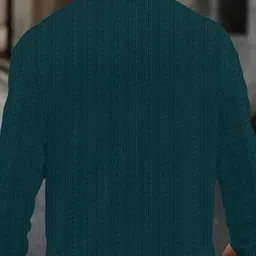 kajaru x ag Men Striped Regular Fit Crew-Neck Sweatshirt image 3