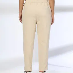 fig Women Relaxed Fit Flat-Front Pants image 3