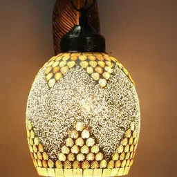 afast LED Compitable Metal & Glass Wall Lamp  image 3
