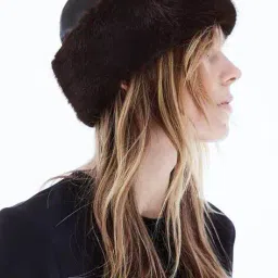h&m Women Fur Sun Hat image 3