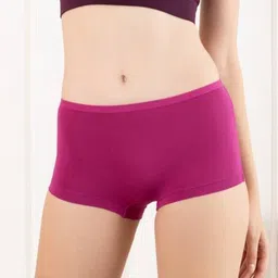 lux cozi Pack of 10 Women Seamless Boyshorts with Elasticated Waist image 3
