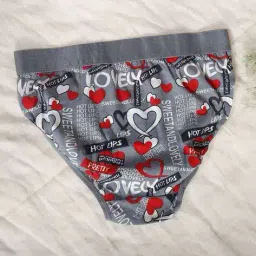 fashion comfortz Pack of 3 Women Printed Briefs with Elasticated Waist image 3