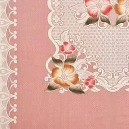 cread craft 4-Seater Floral Print Table Cover image 3