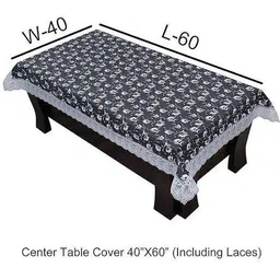 cread craft Floral Print 4-seater Table Cover 40" x 60" image 3