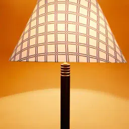 devansh Checked Wooden Floor Lamp  image 3
