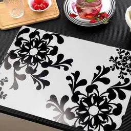 cread craft Set of 6 Floral Print Placemats image 3
