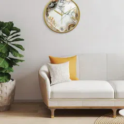 random Round-Shape Analogue Wall Clock image 3