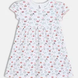 mini klub Cotton Graphic A-Line Dress image 3