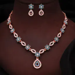 brado jewellery Women Fusion Necklace And Earrings Set image 3