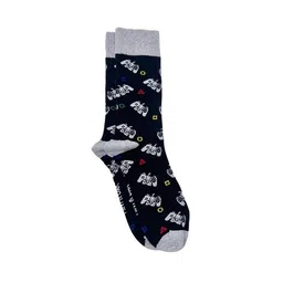mint & oak  Men Cotton Ankle Length Abstract Socks image 3