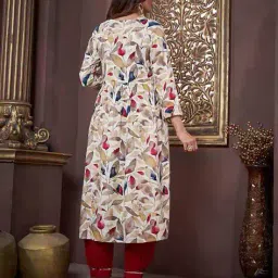 vamika nx Women Printed Anarkali Kurta Suit Set  image 3