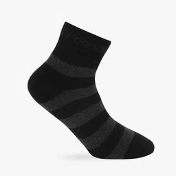 crocodile Pack of 3 Men Striped Assorted Ankle-Length Socks image 3