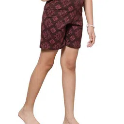 pixie n prince Girls Floral Regular Fit Shorts image 3