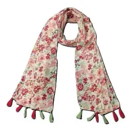 stole villa Pack of 2 Women Cotton Printed Scarf  image 3