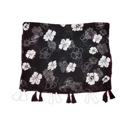 stole villa Pack of 2 Women Floral Print Scarfs image 3