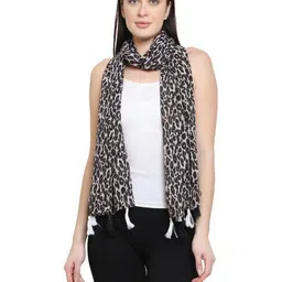 stole villa Women Floral Cotton Scarf  image 3