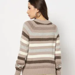 gap Women Crew-Neck Full-Sleeve Cashsoft Pullover image 3