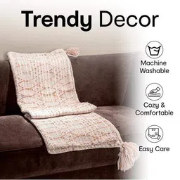 anko Woven Throw with Tassels image 3